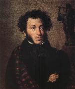 Orest Kiprensky Portrait of Alexander Pushkin oil on canvas